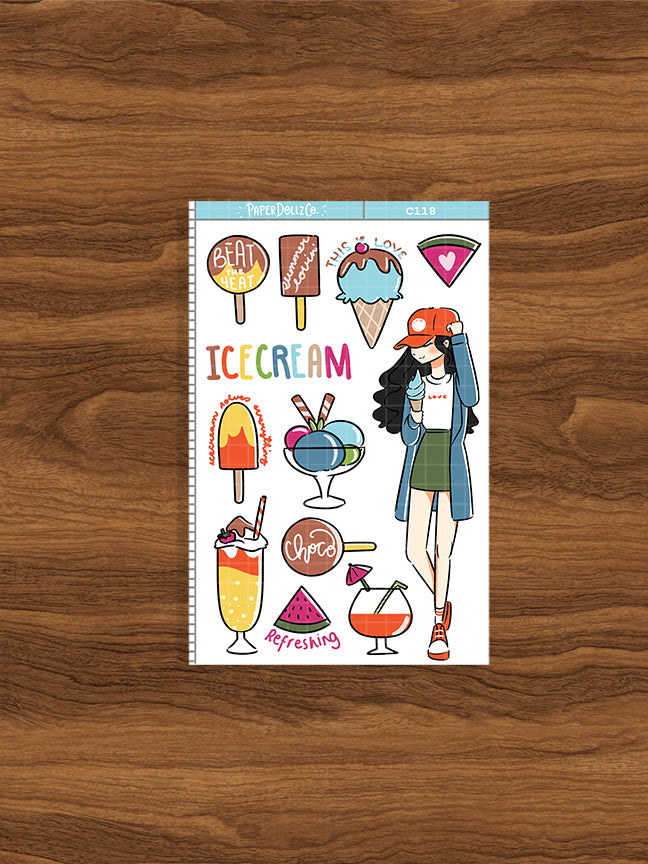 Ice Cream | Collection Sticker | C118