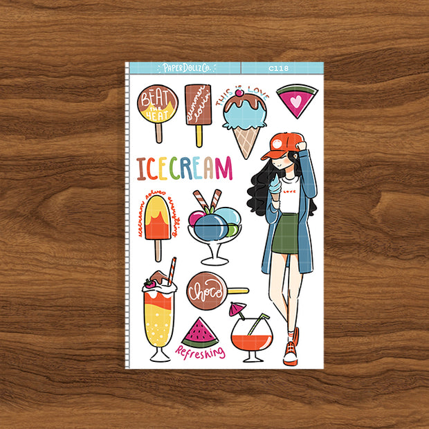 Ice Cream | Collection Sticker | C118