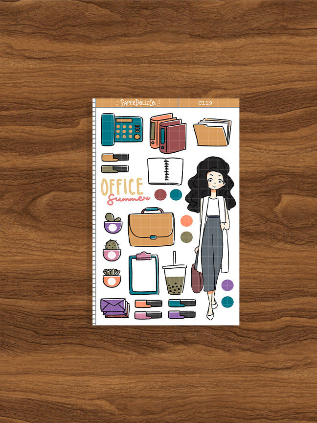 Summer Office Fashion | Collection Sticker | C119