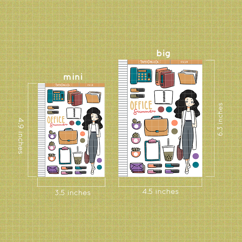 Summer Office Fashion | Collection Sticker | C119