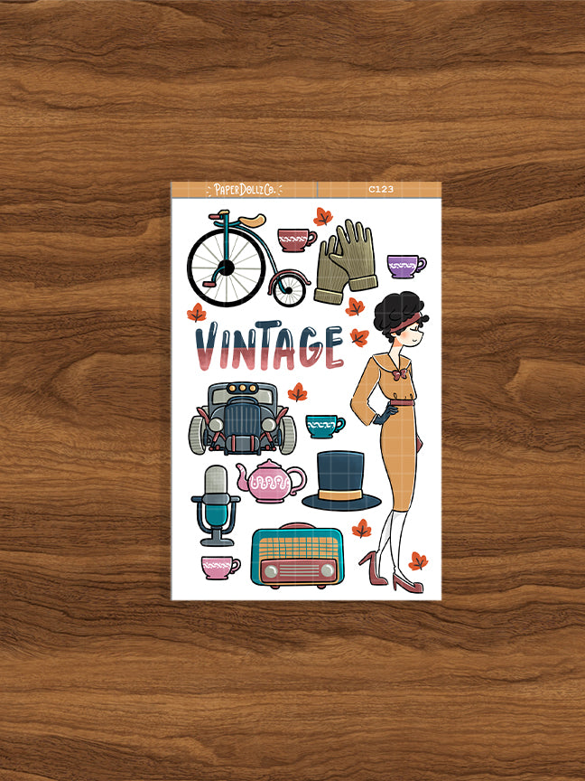 Vintage | Collection Sticker | C123