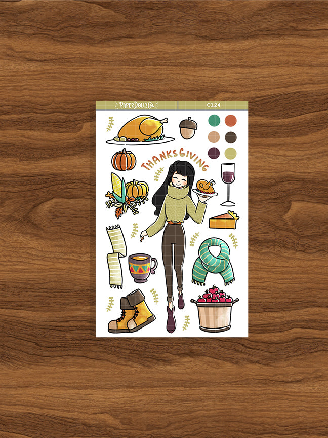 Thanksgiving | Collection Sticker | C124