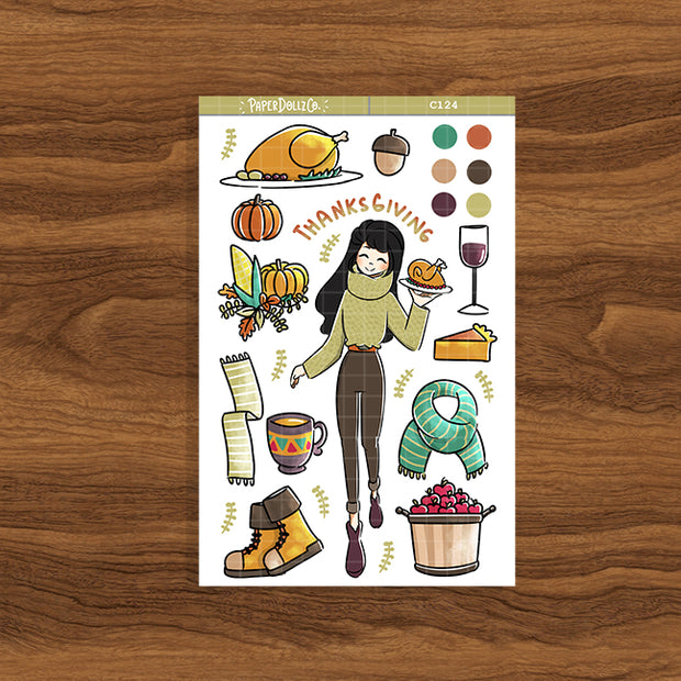 Thanksgiving | Collection Sticker | C124
