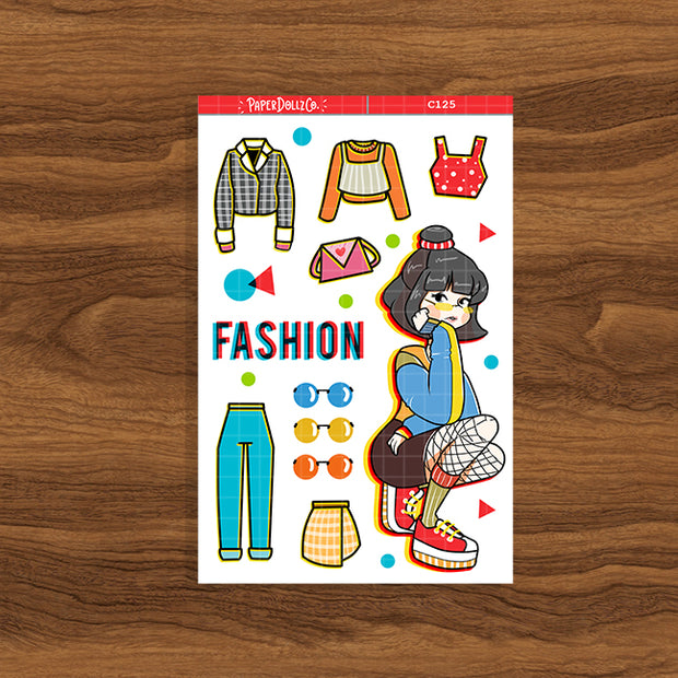 90's Fashion | Remember the 90's | Collection Stickers | C125