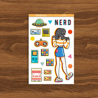 90's Nerd | Remember the 90's | Collection Stickers | C128