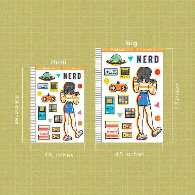 90's Nerd | Remember the 90's | Collection Stickers | C128