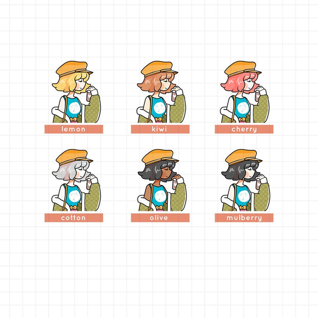 90's Work | Back When 90's | Collection Stickers | C131