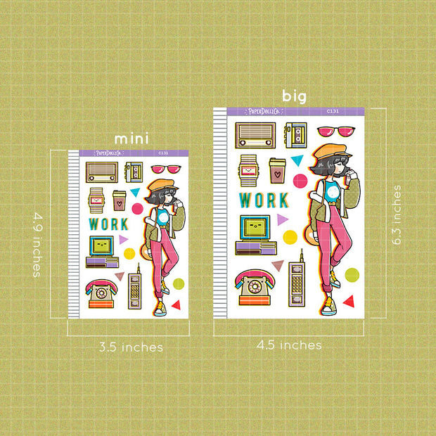 90's Work | Back When 90's | Collection Stickers | C131