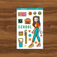 90's School | Back When 90s | Collection Stickers | C132