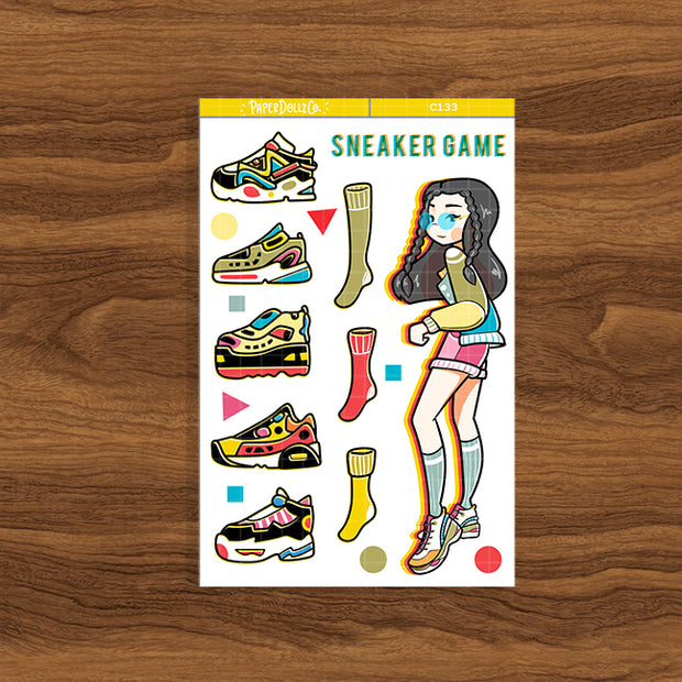 90's Sneaker | Back When 90s | Collection Stickers | C133