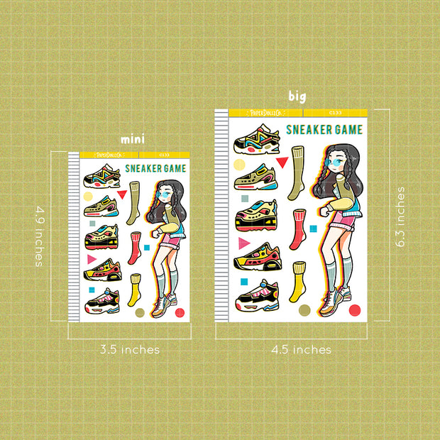 90's Sneaker | Back When 90s | Collection Stickers | C133