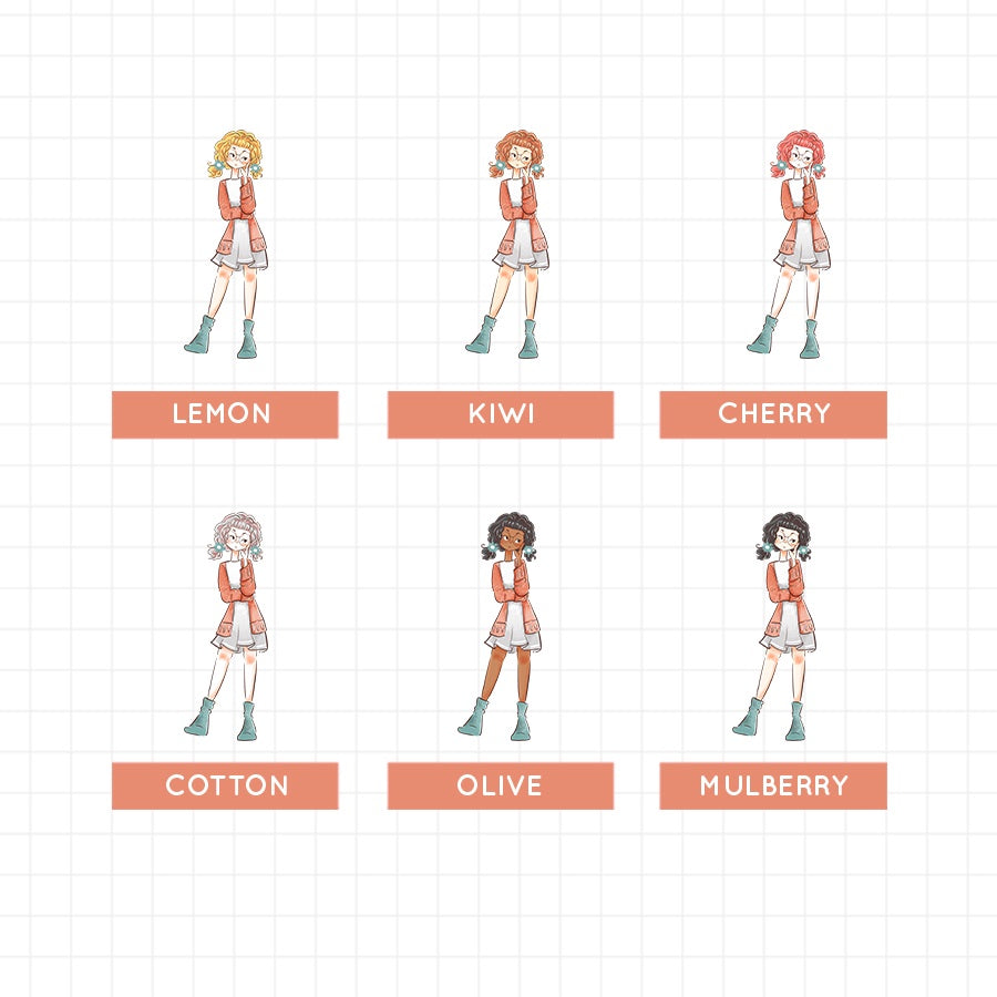 Blushing | Spring | Collection Sticker | C135