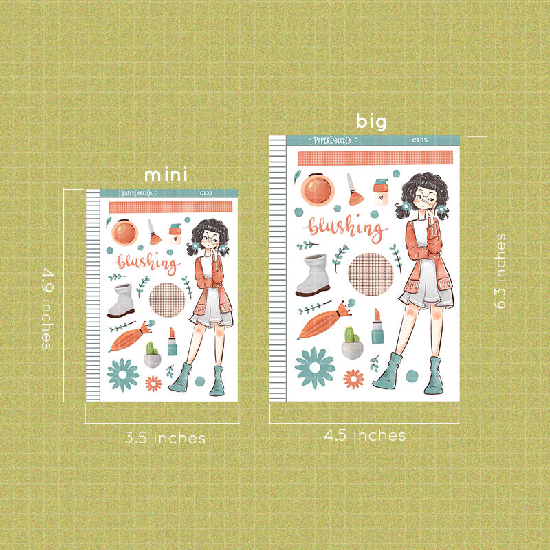 Blushing | Spring | Collection Sticker | C135