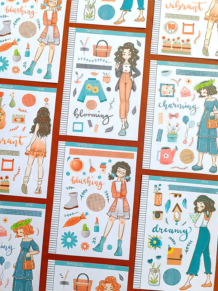 Blushing | Spring | Collection Sticker | C135