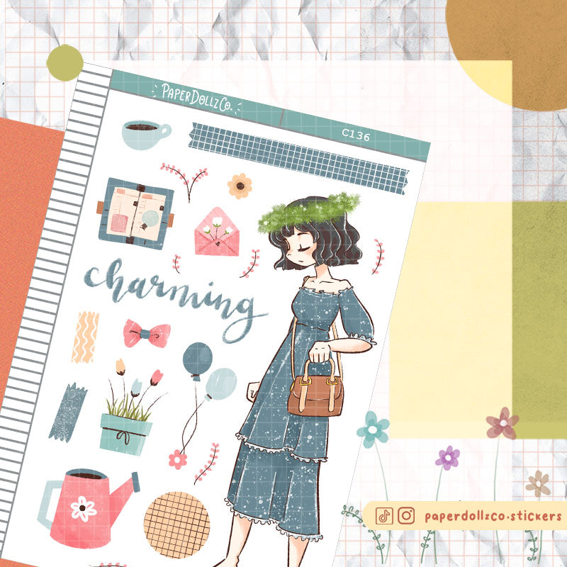 Charming | Spring | Collection Sticker | C136