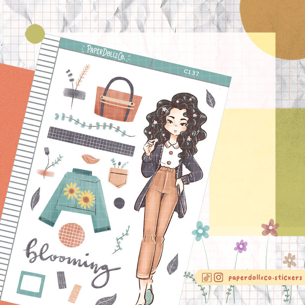 Blooming | Spring | Collection Sticker | C137