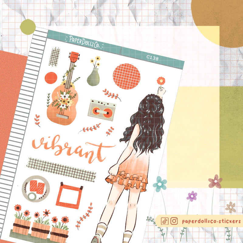 Vibrant | Spring | Collection Sticker | C138