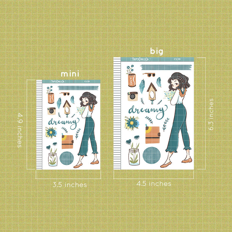 Dreamy | Spring | Collection Planner Sticker | C139