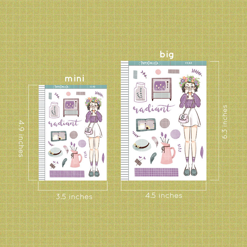Radiant | Spring | Collection Sticker | C142
