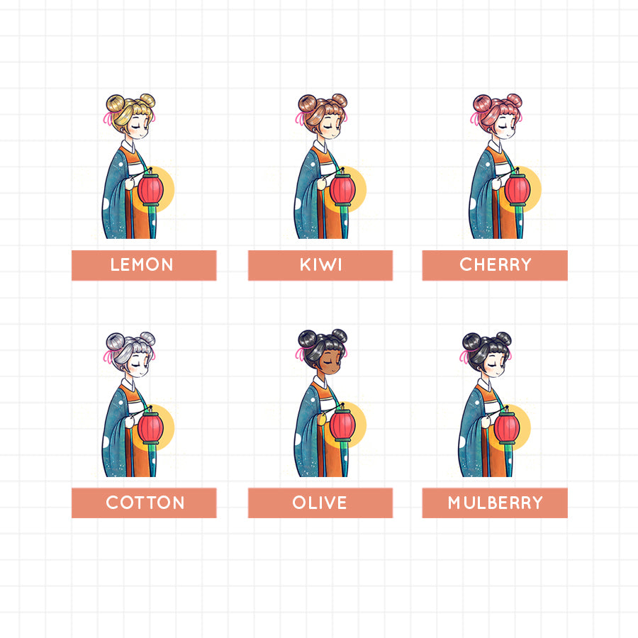 Hikaru | Nihon | Just Dolls Sticker | J170