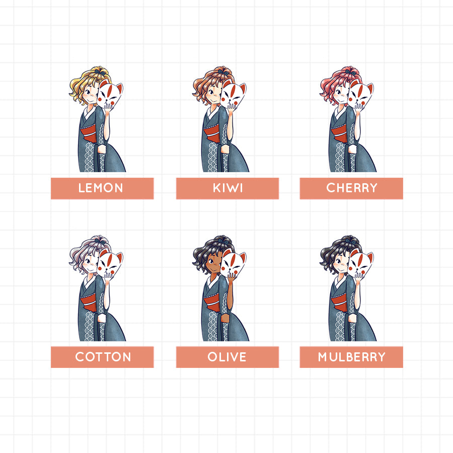 Nami | Nihon | Just Dolls Sticker | J174