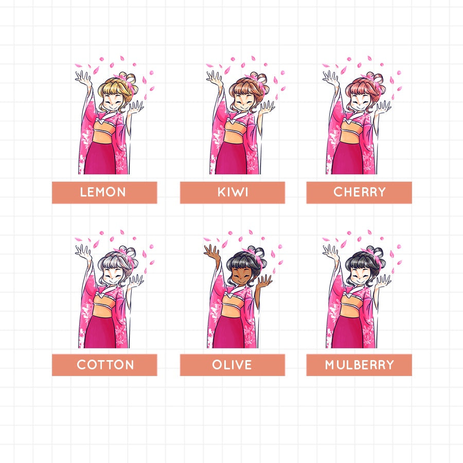 Sakura | Tokyo Wanderer | Just Dolls Sticker | J176