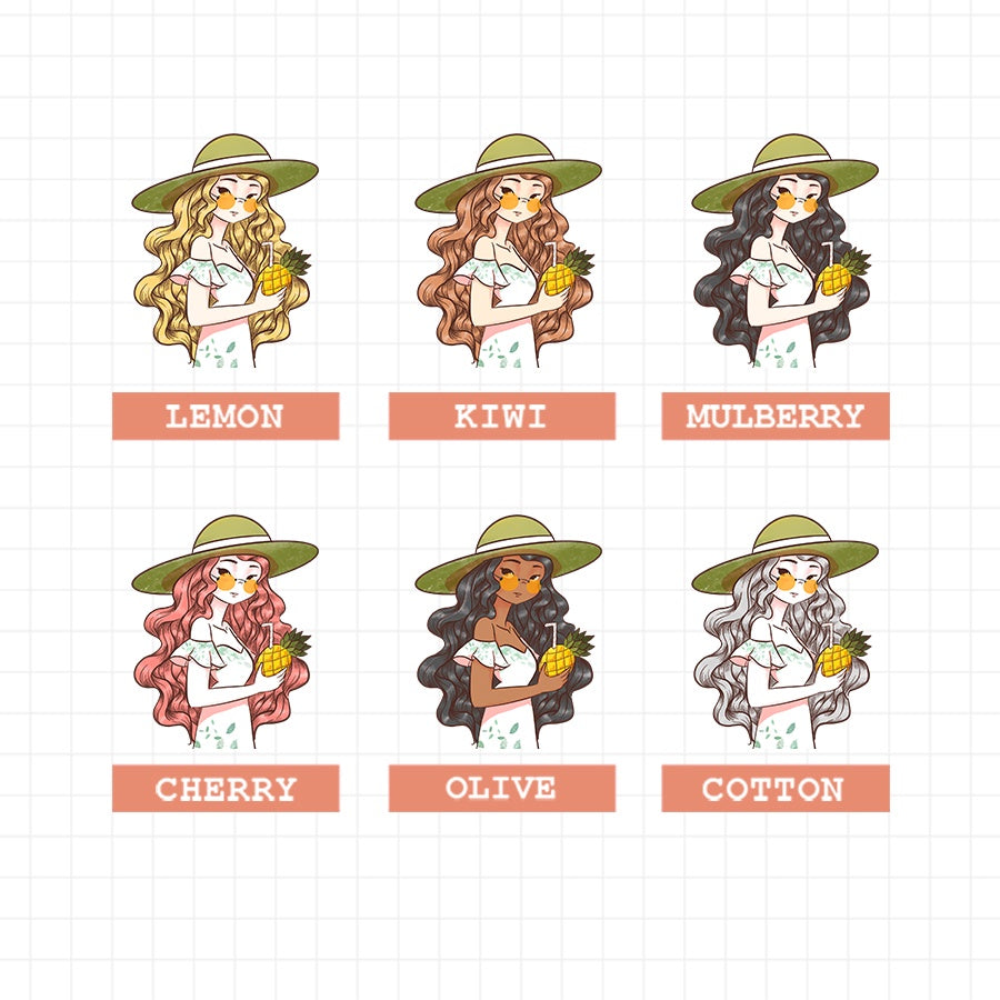 Tropical | Summer Camp | Just Dolls Sticker | J181