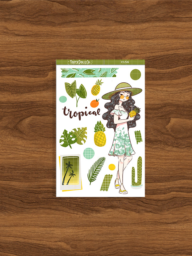 Tropical | Summer Camp | Collection Sticker | C156