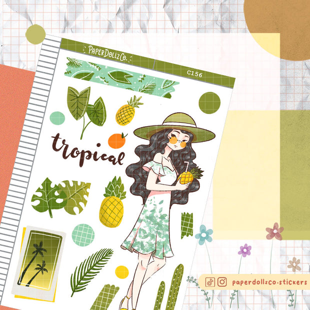 Tropical | Summer Camp | Collection Sticker | C156