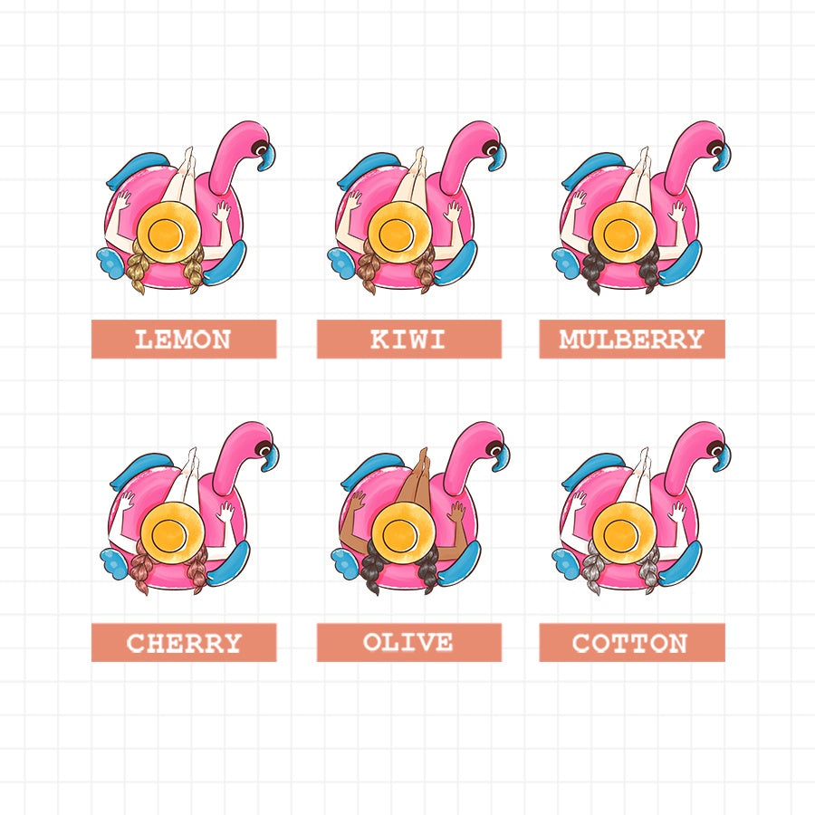 Superb | Summer Time | Just Dolls Sticker | J185