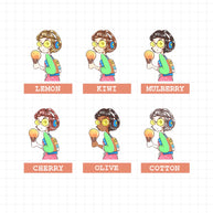 Cool | Summer Time | Just Dolls Sticker | J187