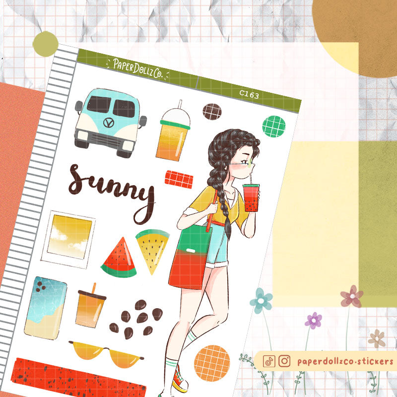 Sunny | Summer Time | Collection Sticker | C163