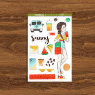 Sunny | Summer Time | Collection Sticker | C163