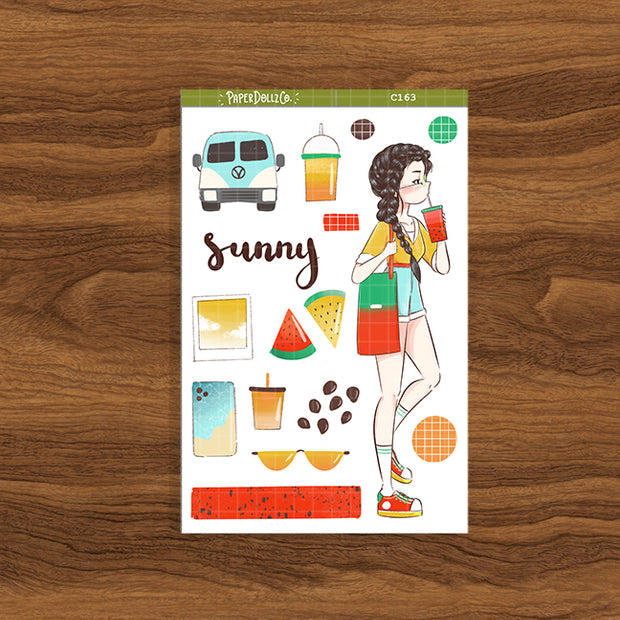 Sunny | Summer Time | Collection Sticker | C163