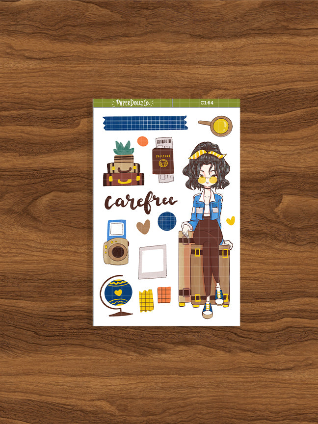 Carefree | Summer Time | Collection Sticker | C164