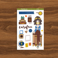 Carefree | Summer Time | Collection Sticker | C164