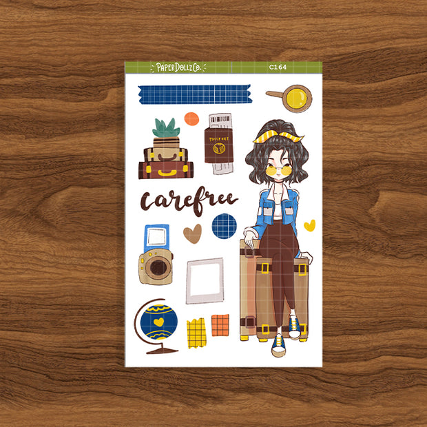 Carefree | Summer Time | Collection Sticker | C164
