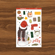 Jolly | Cozy Holiday | Collections Sticker | C166