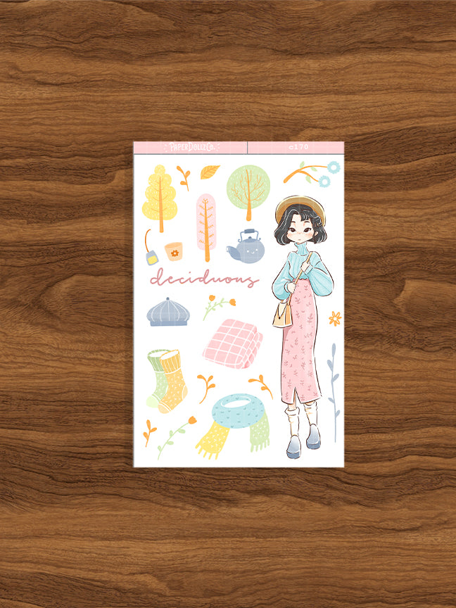Deciduous | Fall in Love | Collection Sticker | C170