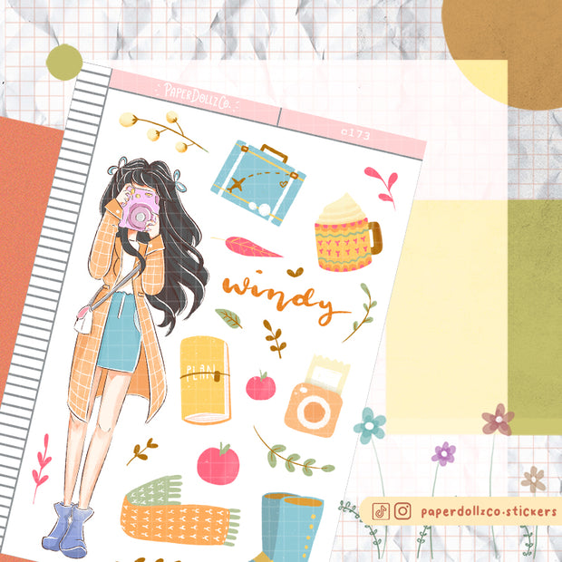 Windy | Fall in Love | Collection Sticker | C173