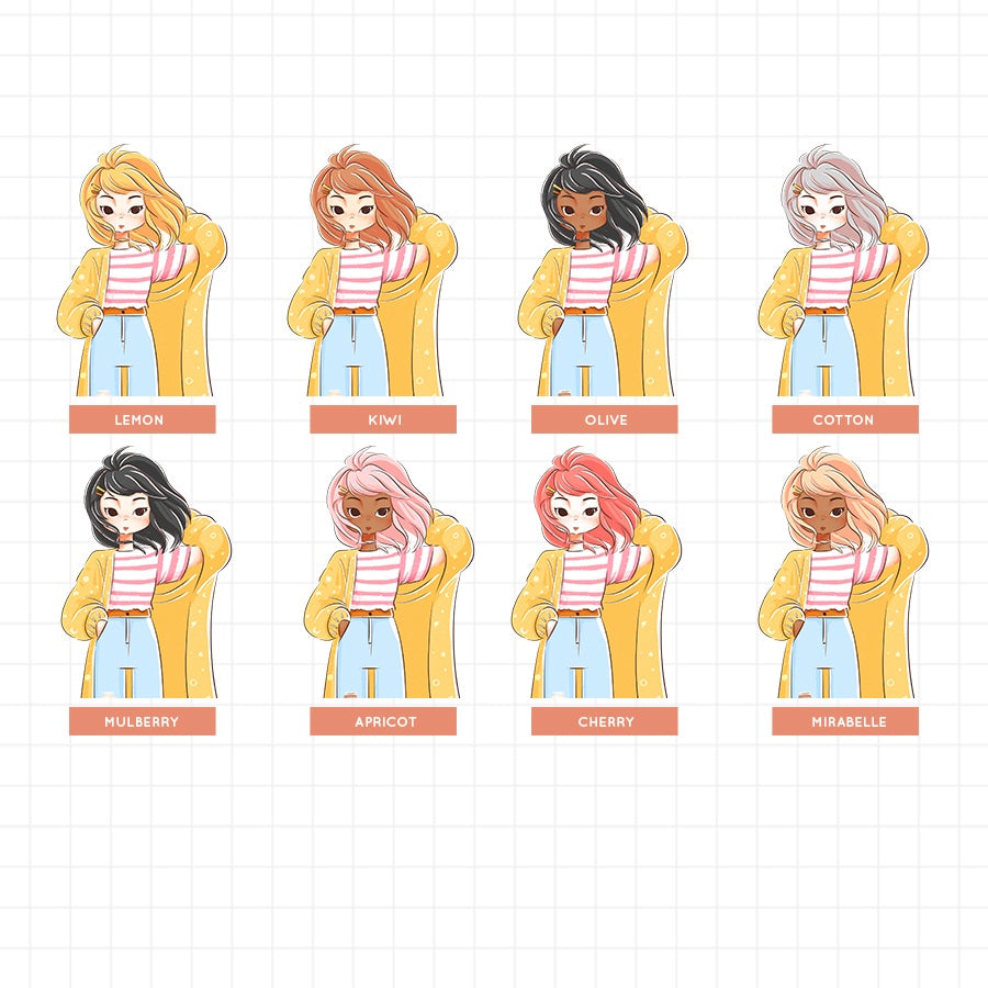 Golden | Fall in Love | Just Dolls Sticker | j199
