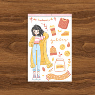 Golden | Fall in Love | Collection Sticker | C174