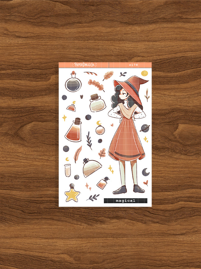 Magical | Sorceress | Halloween Collection Sticker | C178