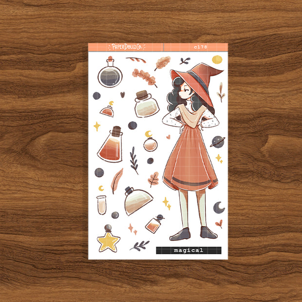 Magical | Sorceress | Halloween Collection Sticker | C178