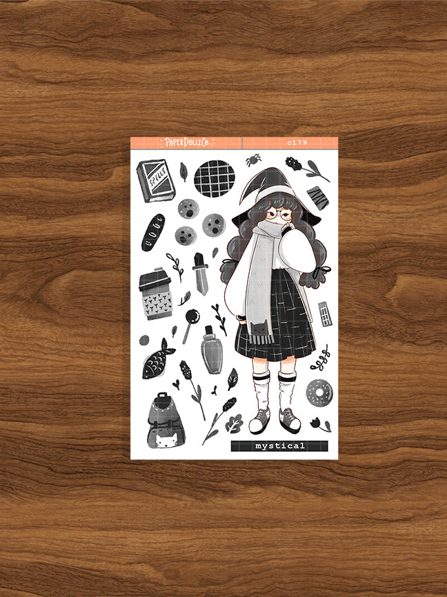 Mystical | Sorceress | Halloween Collection Sticker | C179