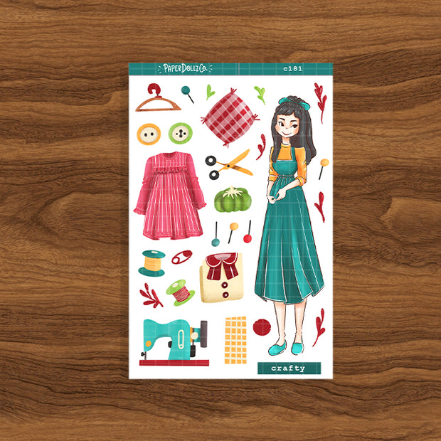 Crafty | Way out 60s | Collections Sticker | C181