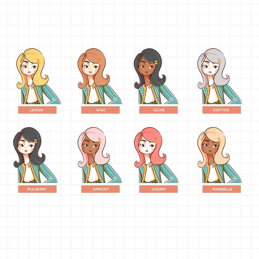 Way out 60s I PaperDollzCo Planner I Sticker Book | CB016