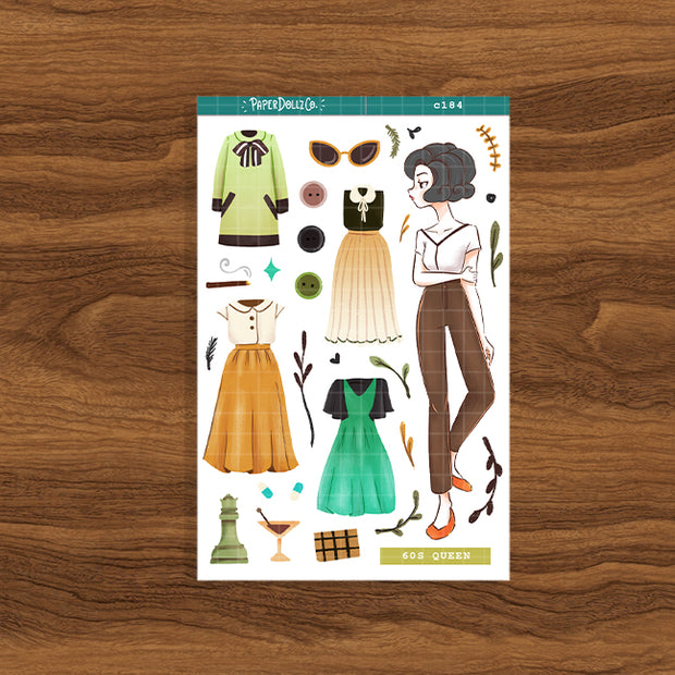 60s Queen | Way out 60s | Collections Sticker | C184