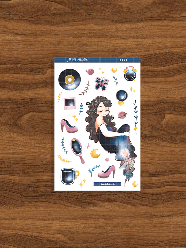 Nephele | Space Goddesses | Collection Sticker | C185