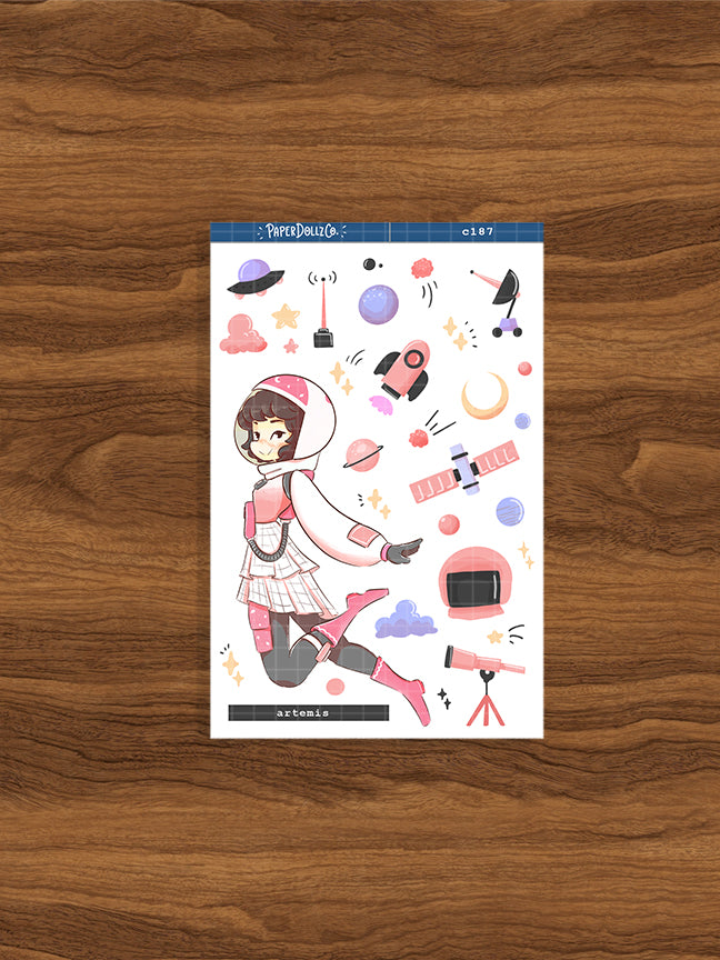 Artemis | Space Goddesses | Collection Sticker | C187